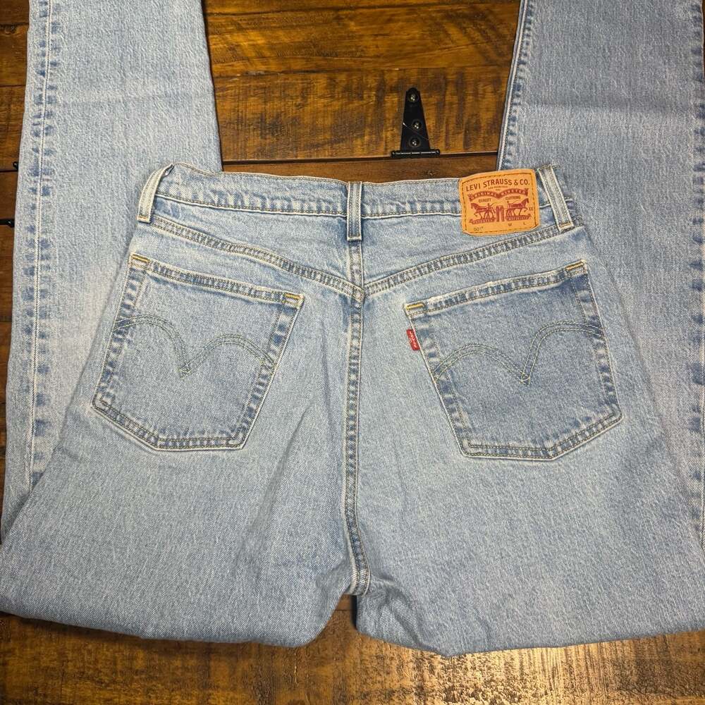 Levi's 501 Original Fit Light Wash Button Fly Jeans
